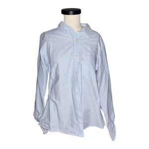 Bald Head Blues Blue and White Striped Button Down Shirt